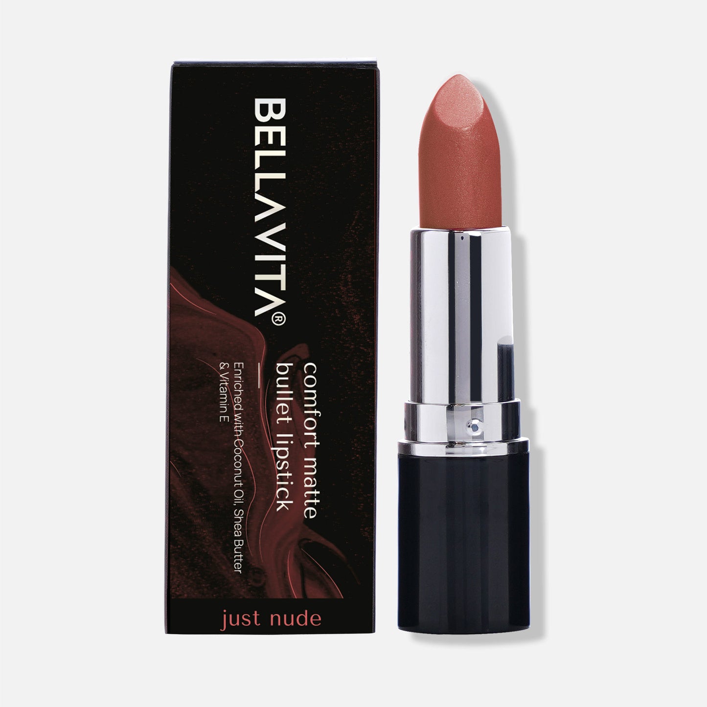 Bella Vita Organic Comfort Matte Bullet Lipstick - Wine Stain - Just Nude