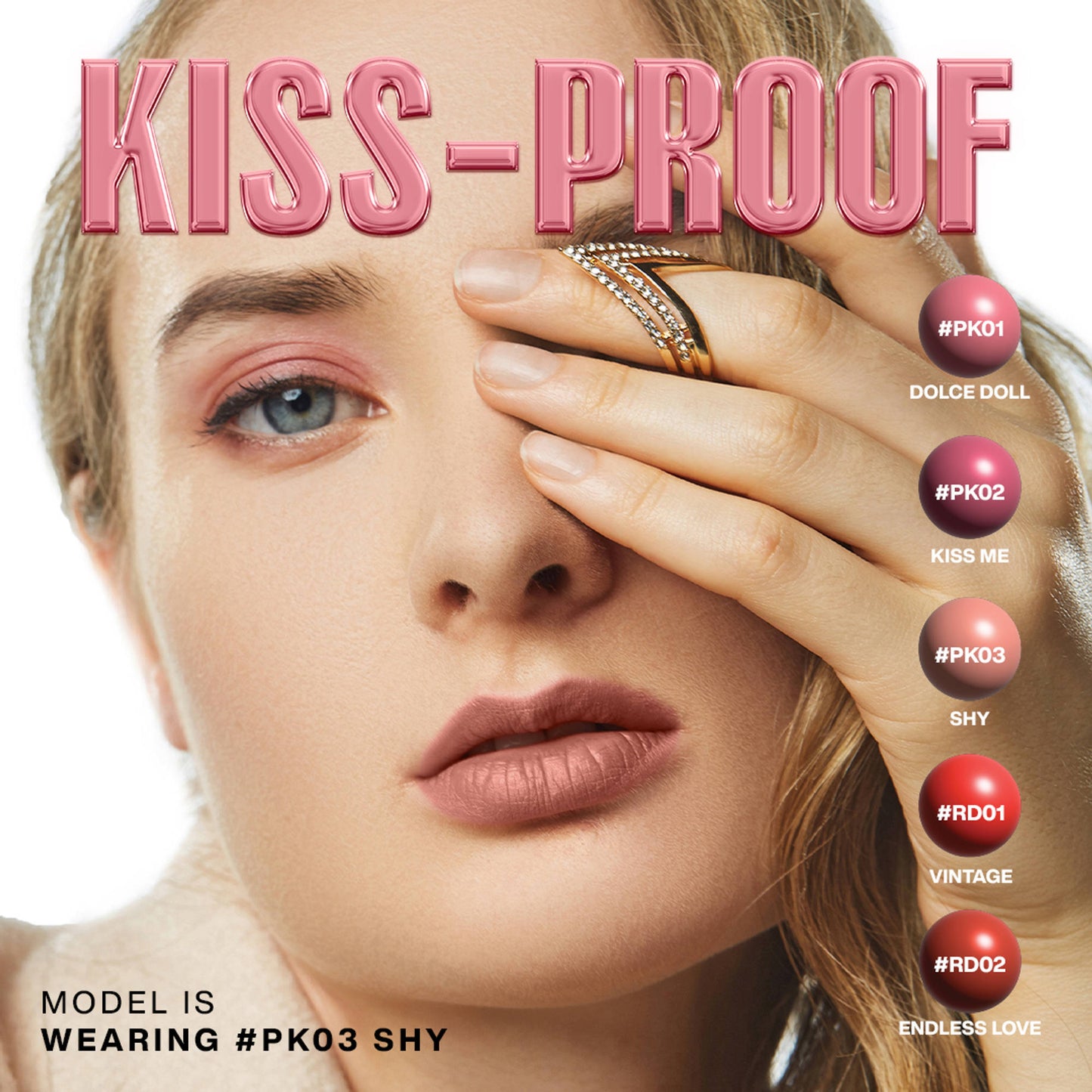 Focallure Kissproof Liquid Lipstick - Shy