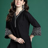 Dhiyona IE Ethnic Motifs Embroidered Regular Kurta with Trousers