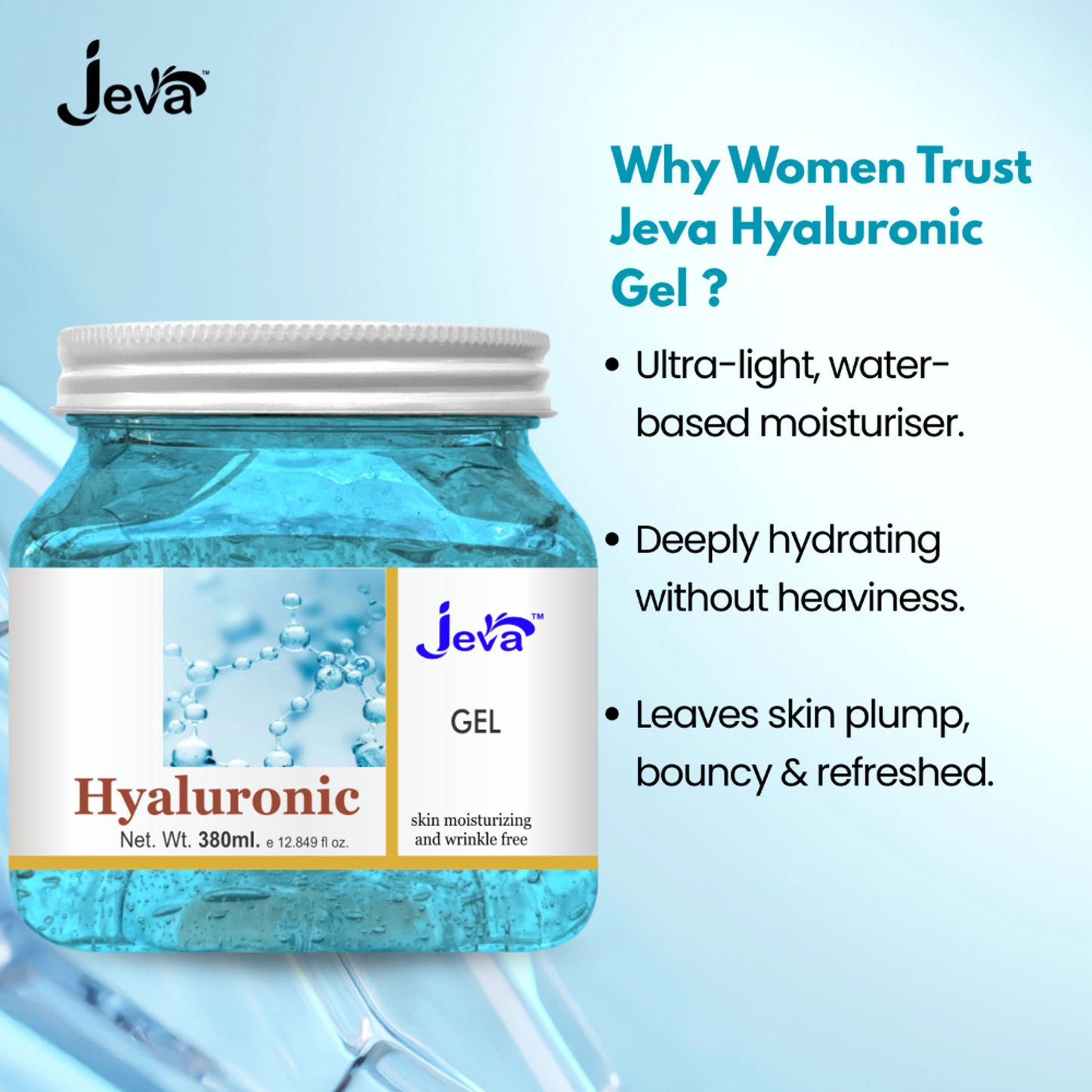 Jeva Hyaluronic Acid Hydrating Eco Facial Kit - All Skin Type