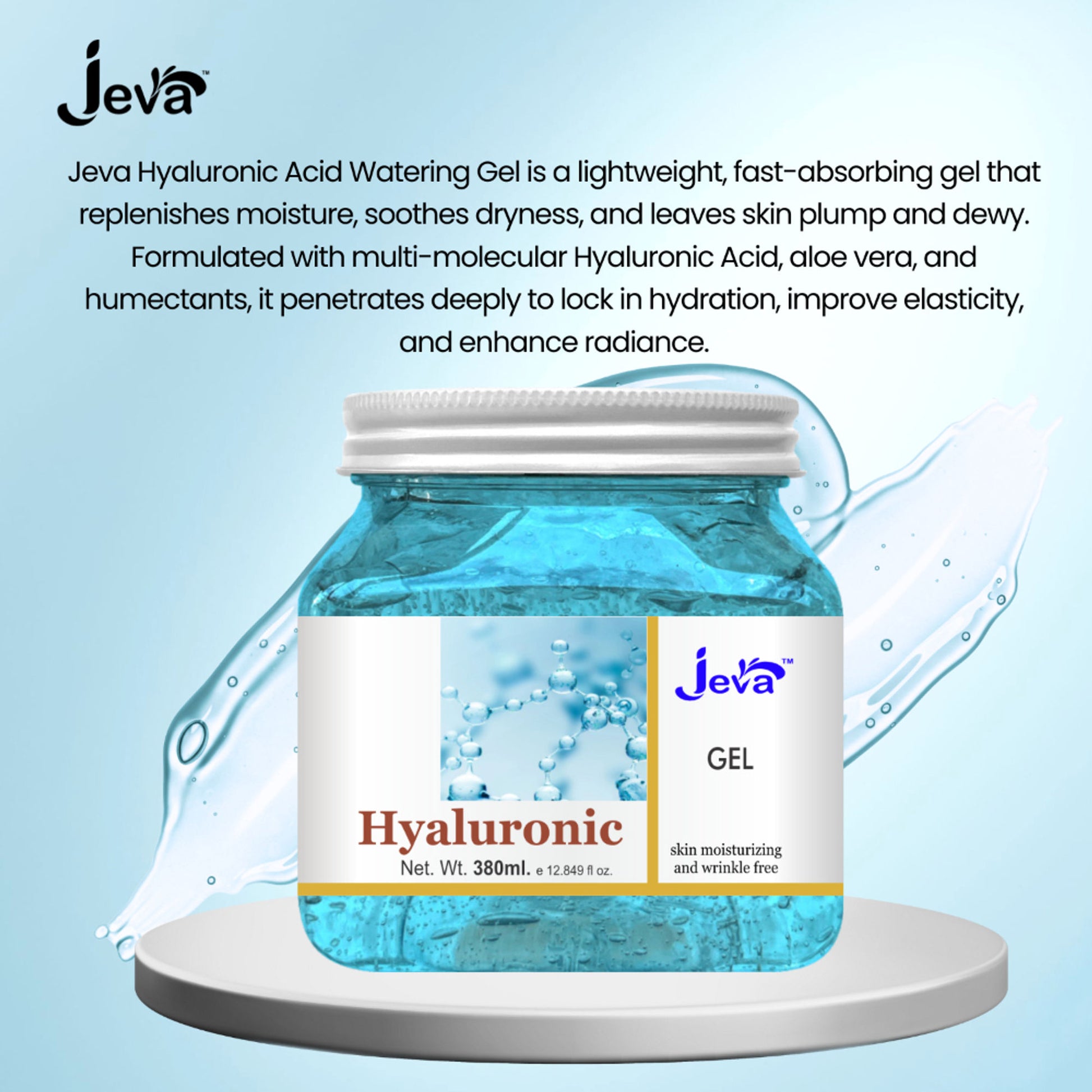 Jeva Hyaluronic Acid Hydrating Eco Facial Kit - All Skin Type