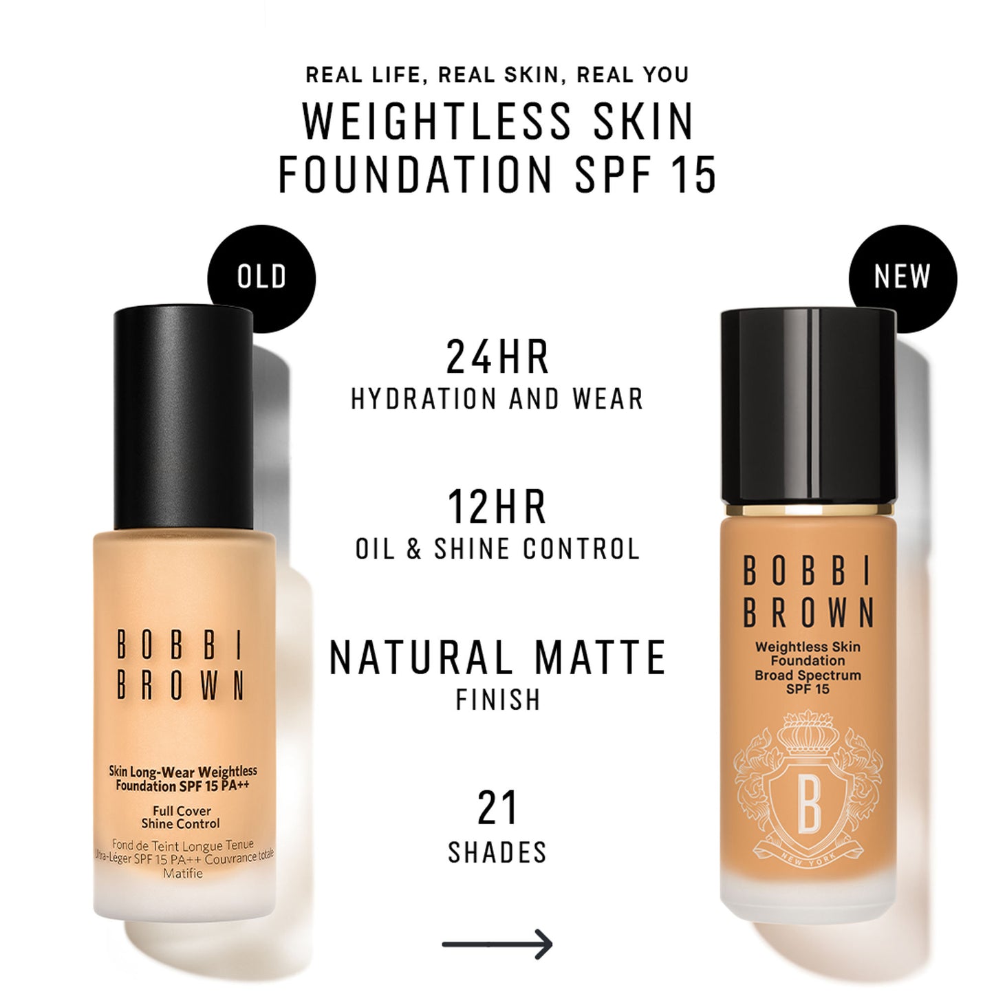 Bobbi Brown Weightless Skin Natural Matte Finish Foundation SPF 15 - Sand
