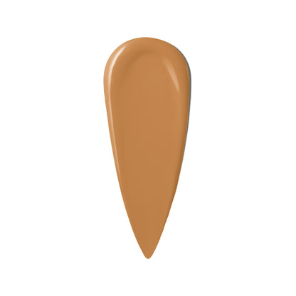 Bobbi Brown Weightless Skin Natural Matte Finish Foundation SPF 15 in Golden shade, showcasing smooth, matte liquid foundation.