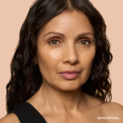 Bobbi Brown Weightless Skin Natural Matte Finish Foundation SPF 15 in Warm Natural shade, showing the compact and product packaging.
