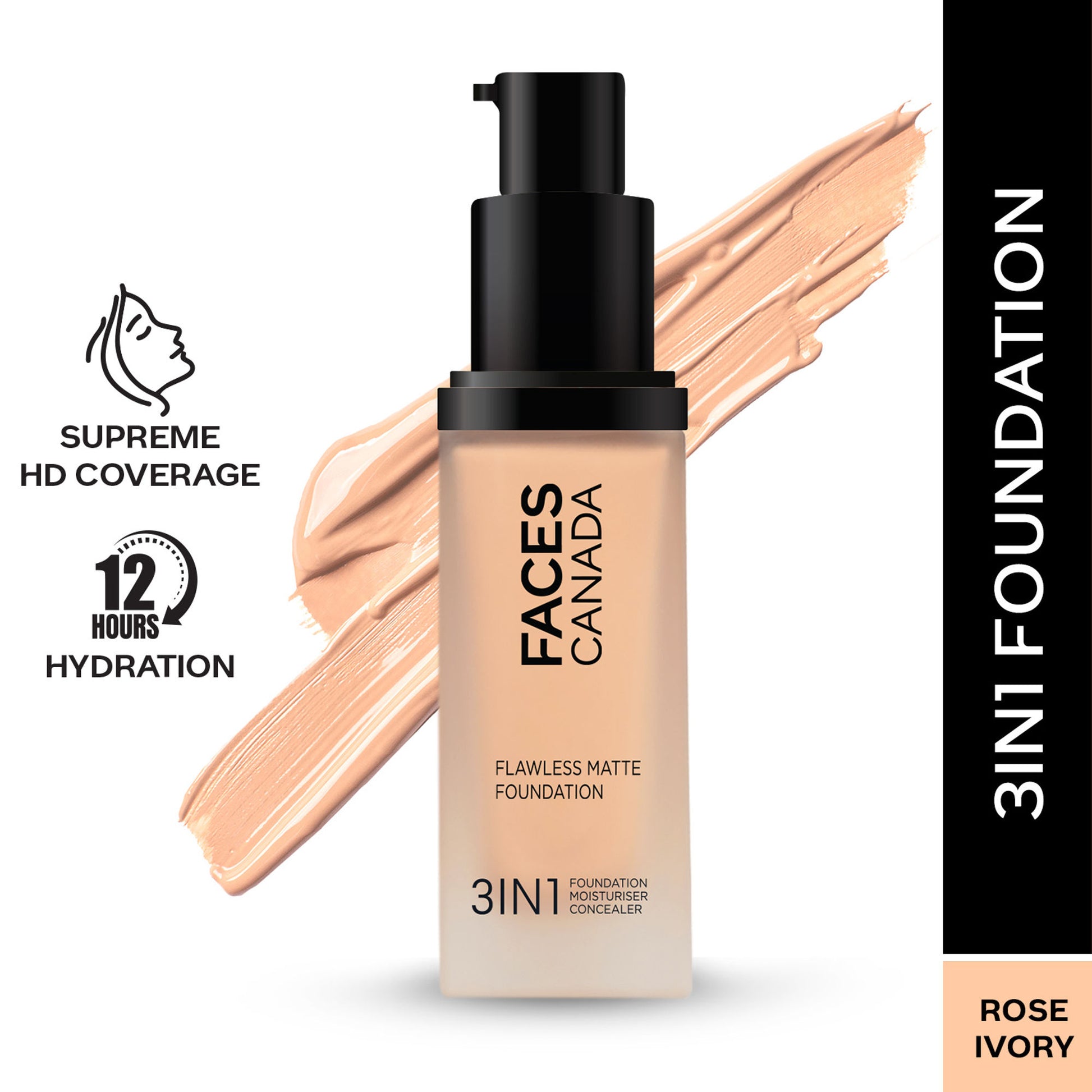 Faces Canada Flawless Matte Foundation - Rose Ivory