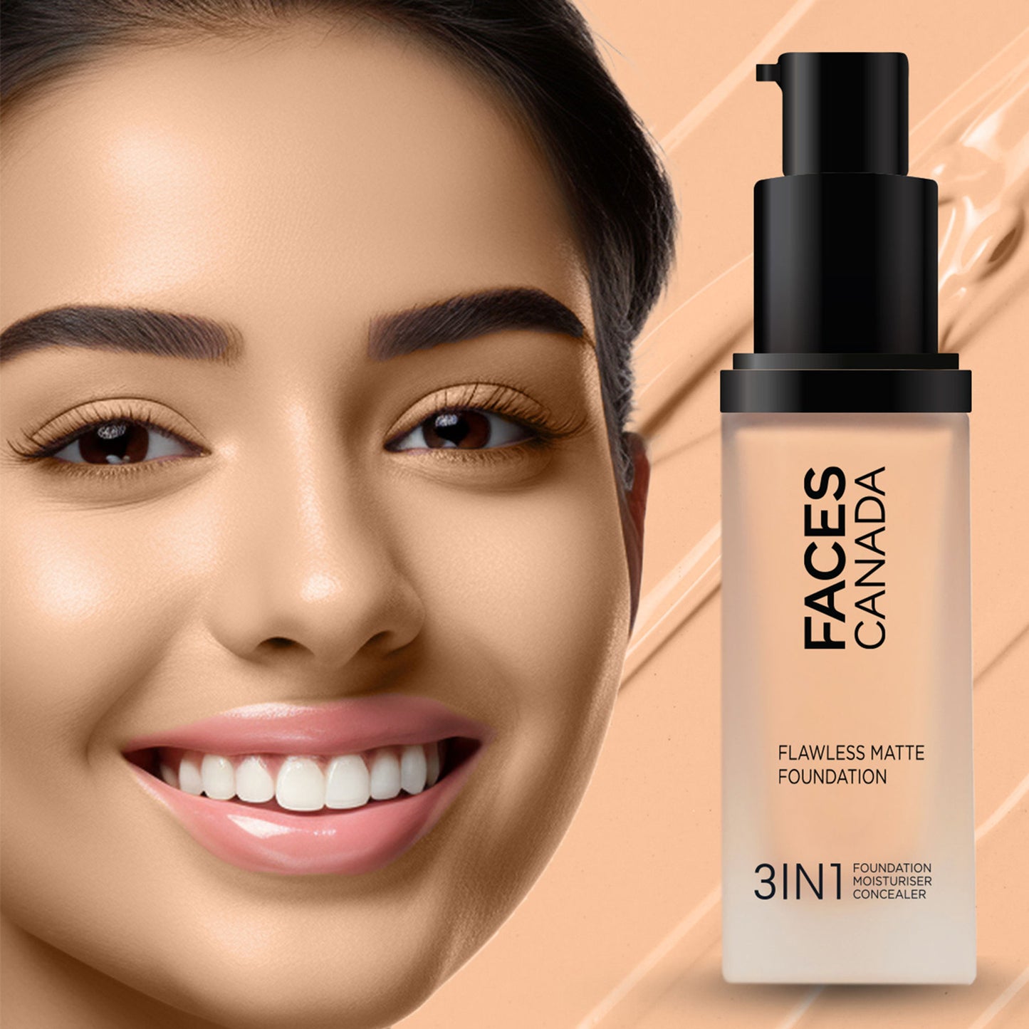 Faces Canada Flawless Matte Foundation - Rose Ivory