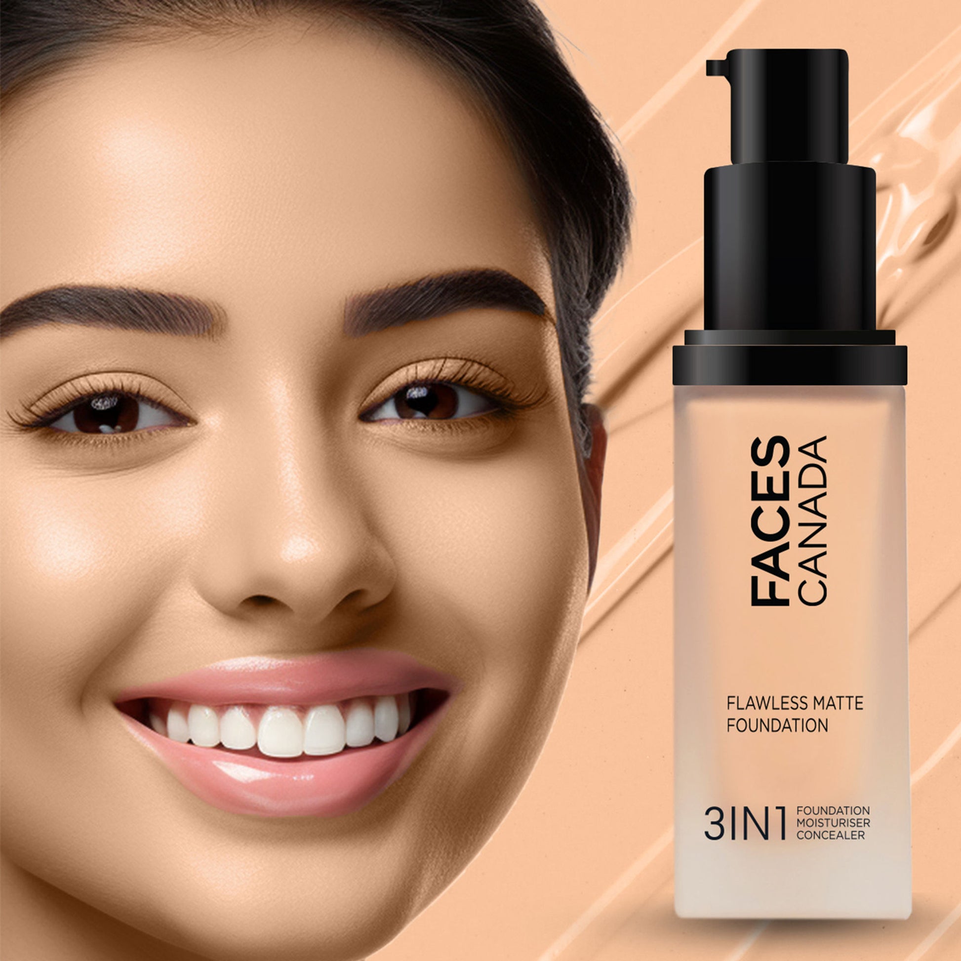 Faces Canada Flawless Matte Foundation - Rose Ivory