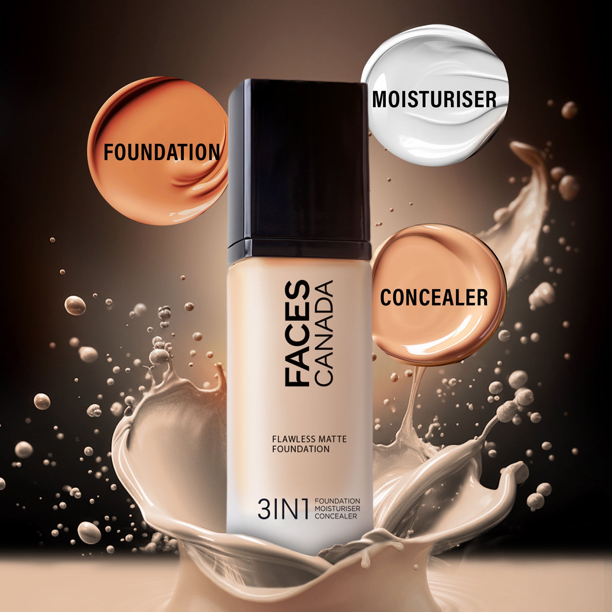 Faces Canada Flawless Matte Foundation - Absolute Ivory