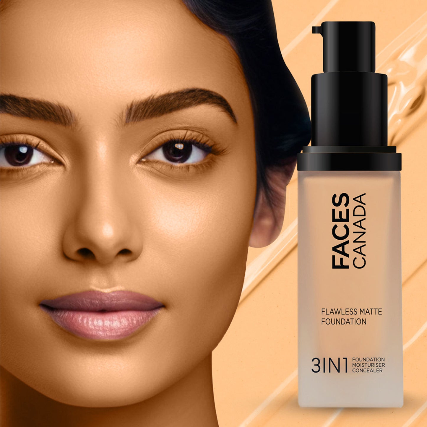 Faces Canada Flawless Matte Foundation - Golden Beige