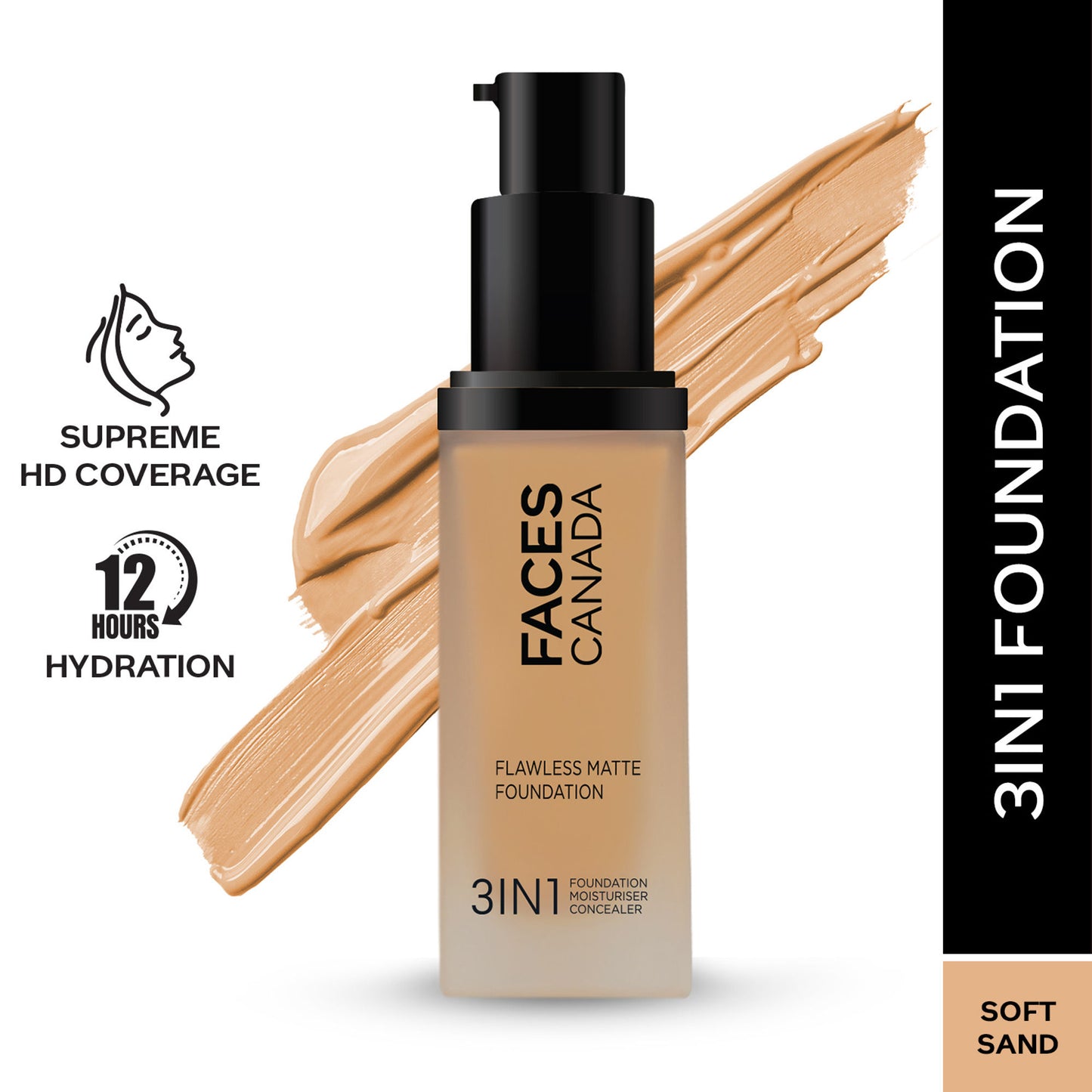 Faces Canada Flawless Matte Foundation - Soft Sand