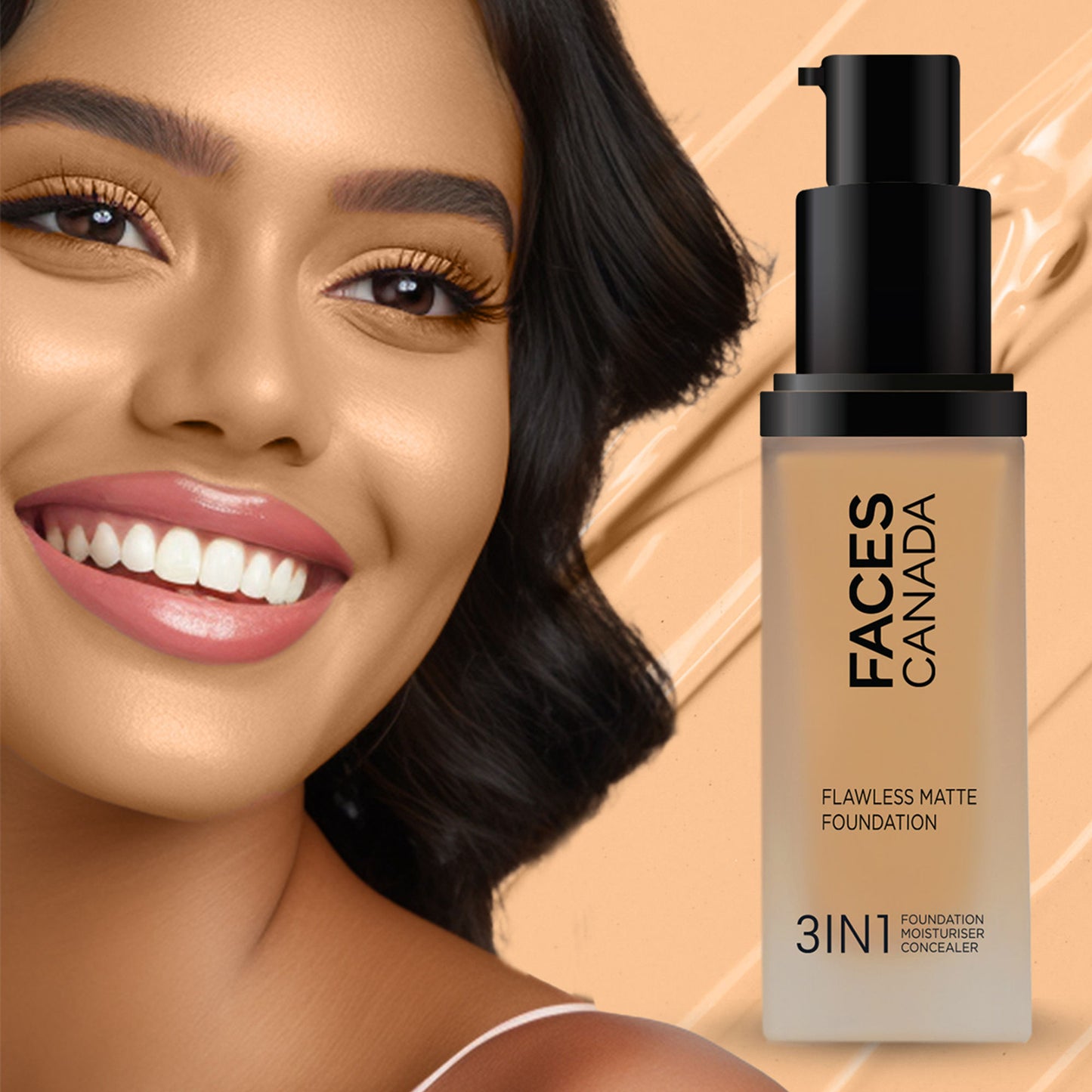 Faces Canada Flawless Matte Foundation - Soft Sand