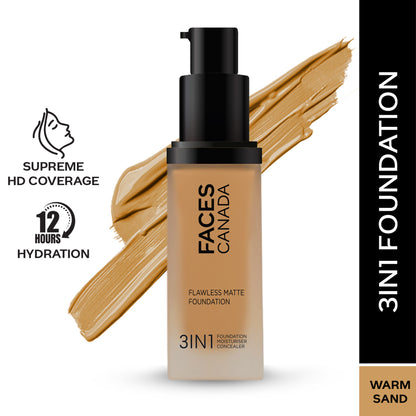 Faces Canada Flawless Matte Foundation - Warm Sand