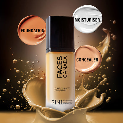 Faces Canada Flawless Matte Foundation - Warm Sand