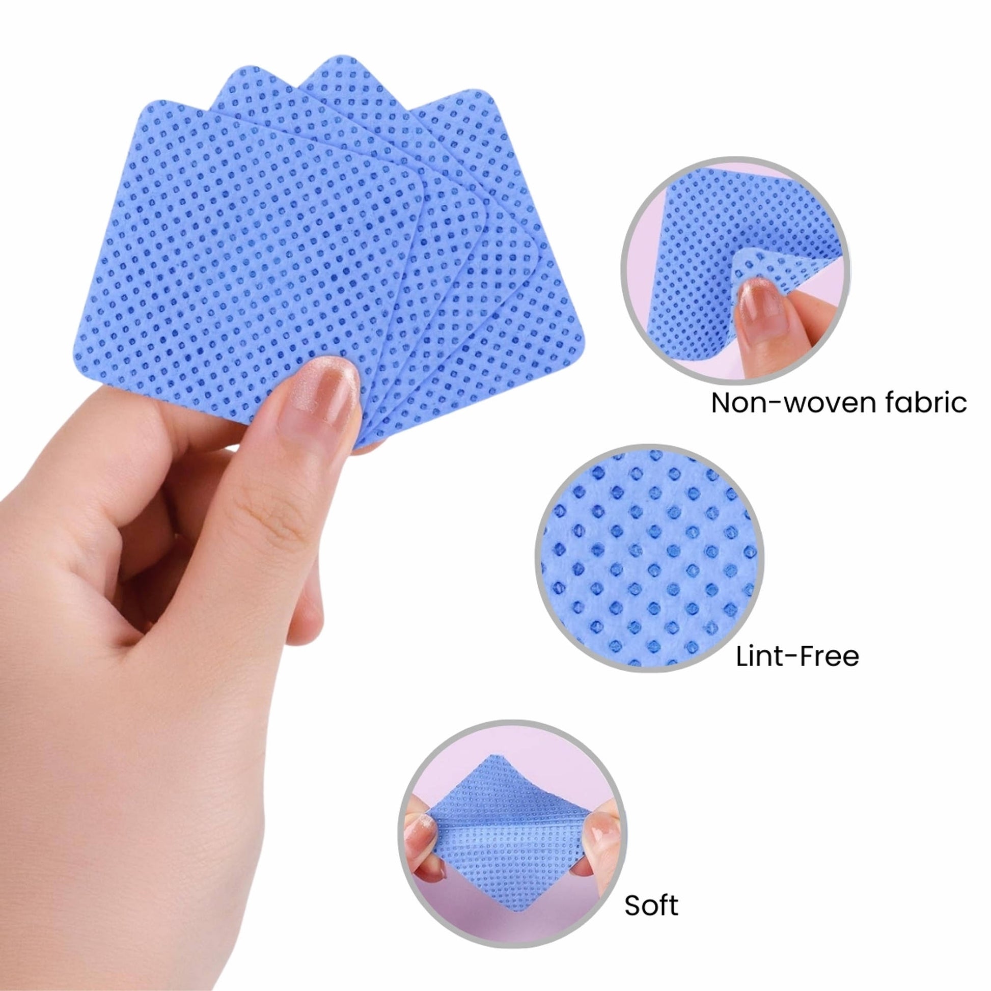 Matra Makeup & Nail Polish Remover Pads Lint-Free Nail Paint Eye Makeup Removal Multiuse Toner Wipes