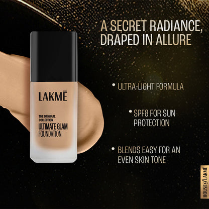 Lakme Invisible Finish SPF 8 Foundation - Shade 02