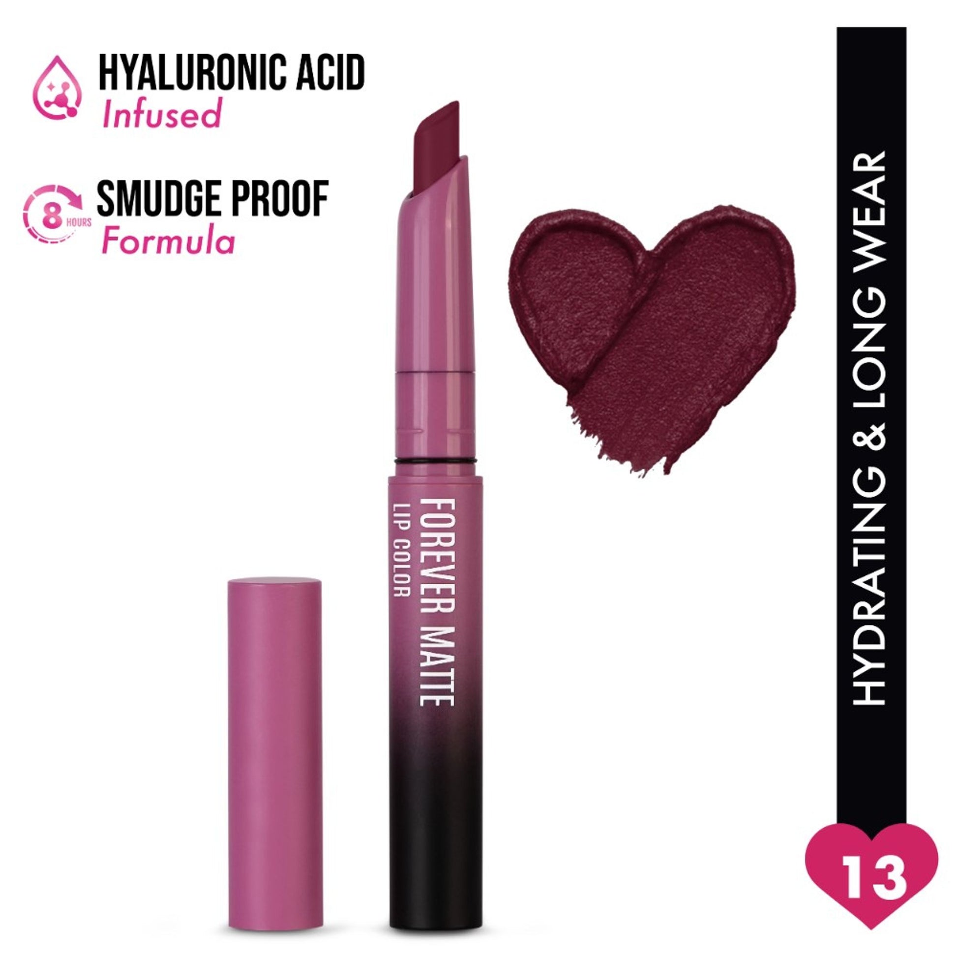 Insight Cosmetics Forever Matte Lip Color - Berry Bentley
