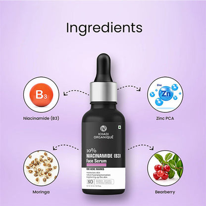 Khadi Organique 10% Niacinamide B3 Face Serum