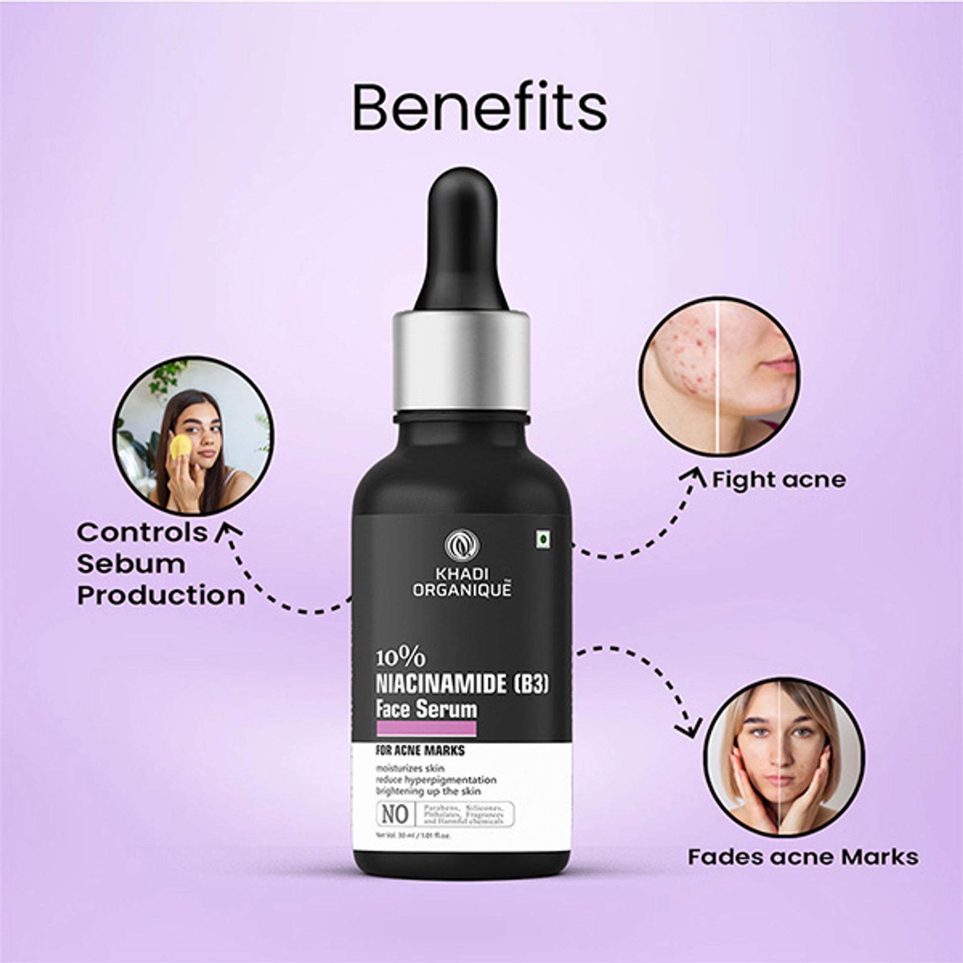 Khadi Organique 10% Niacinamide B3 Face Serum