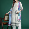 Indyancart IE Embroidered Regular Thread Work Kurta with Trousers & Dupatta