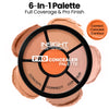 Insight Cosmetics Pro Concealer Palette, 3 In 1 Conceal,Contour & Correct, Long Lasting & Waterproof - Concealer