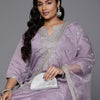 Indyancart IE Plus Size Embroidered Regular Sequinned Kurta with Trousers & With Dupatta