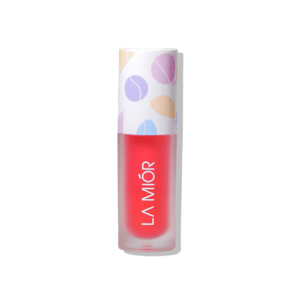 La Mior Only For You Adaptive Lip Tint in Strawberry Punk shade, featuring a sleek tube and vibrant pink color.