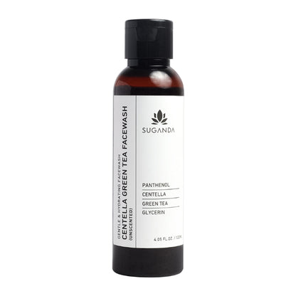 Suganda Centella Green Tea Facewash - Hydrating & Soothing Cleanser (Unscented)