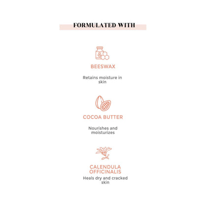 Suganda Calendula Lip Balm, Nourishes & Softens Chapped Dry & Cracked Lips with Cocoa Butter