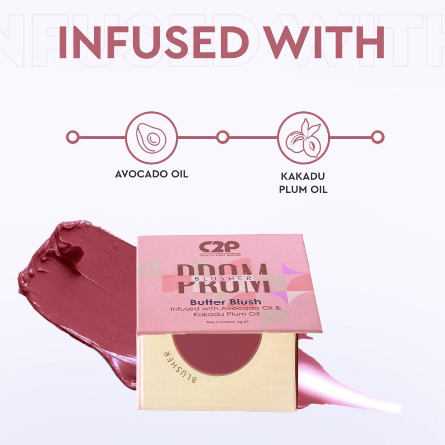 C2P Pro Prom Butter Blush Ultra HD Creamy Matte Finish - She's Baked 03