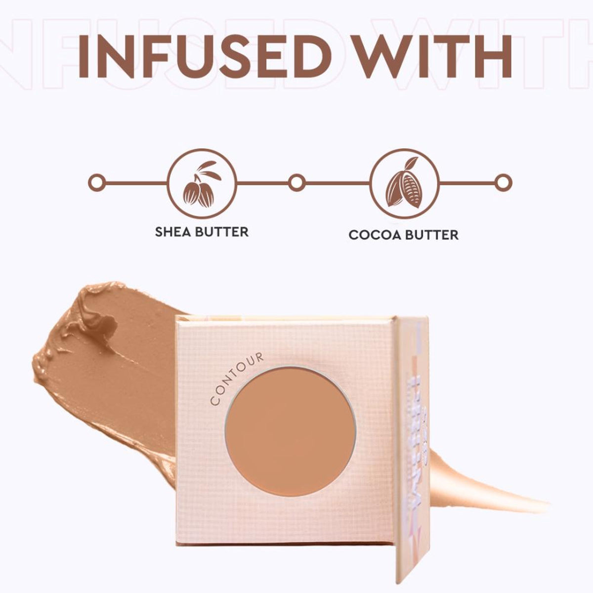 C2P Pro C2P Pro Prom Butter Contour Ultra HD Creamy Matte Finish in Amber 01, showcasing the contour stick's sleek packaging and product color