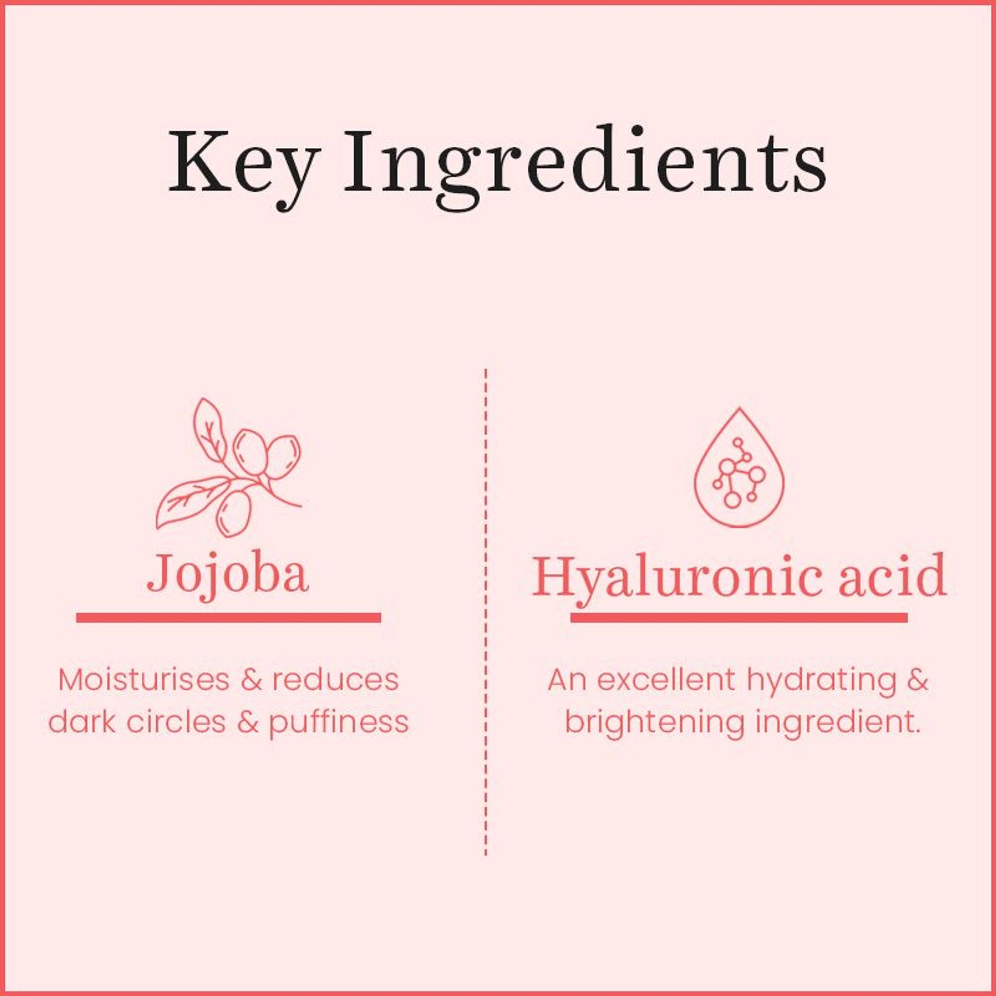O3+ Bright Under Eye Cream With Hyaluronic Acid