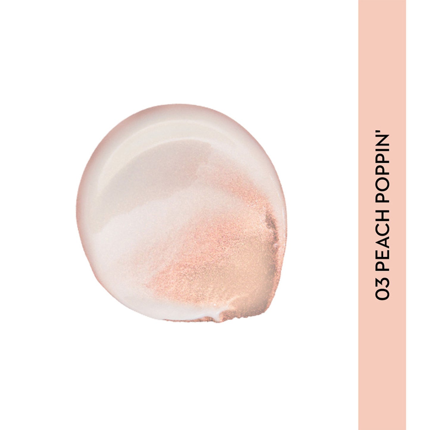 SUGAR Bling Leader Illuminating Moisturizer with Kojic Acid, Strobe Cream - 03 Peach Poppin' - Warm Peach with a Pearl Finish