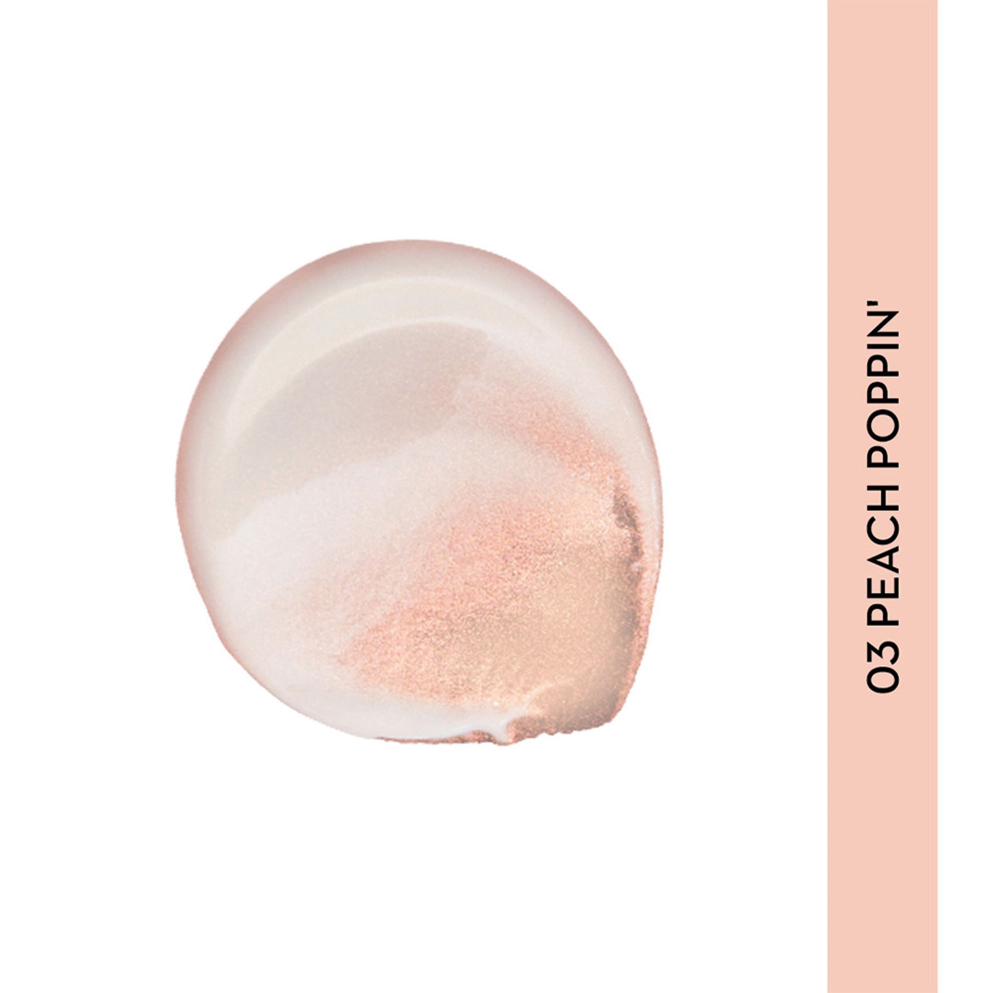 SUGAR Bling Leader Illuminating Moisturizer with Kojic Acid, Strobe Cream - 03 Peach Poppin' - Warm Peach with a Pearl Finish