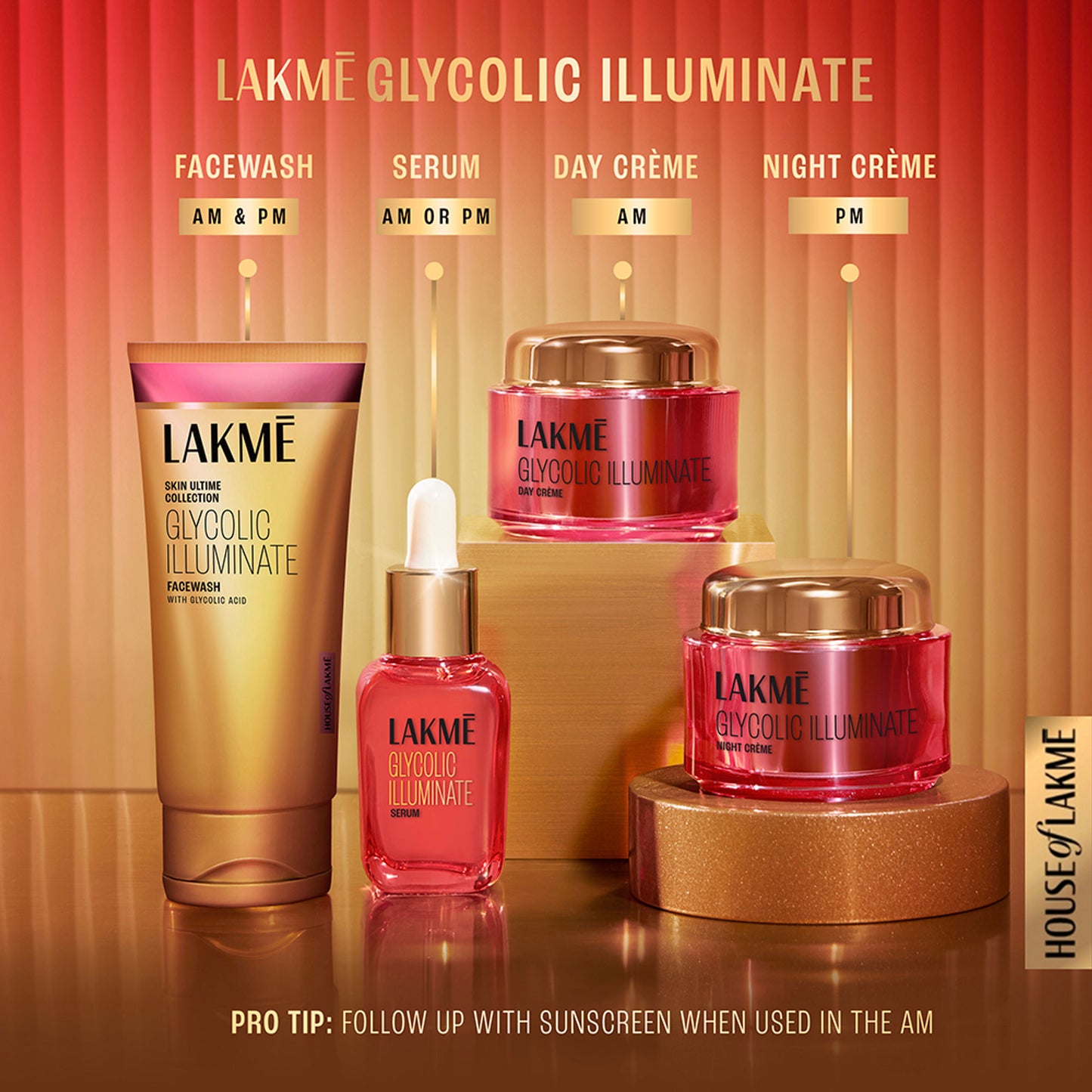 Lakme Glycolic Illuminate Serum With 1% Glycolic Acid Reduces Dullness & Improves Texture