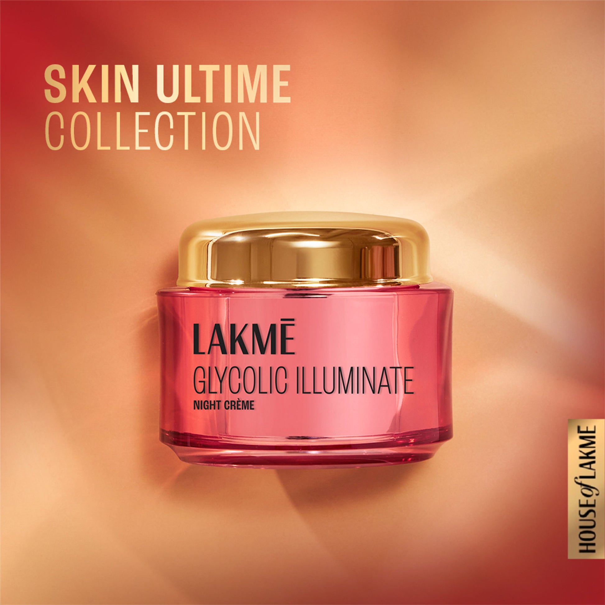 Lakme Glycolic Illuminate Night Cream With Glycolic Acid & 1% Niacinamide For Skin Barrier Repair