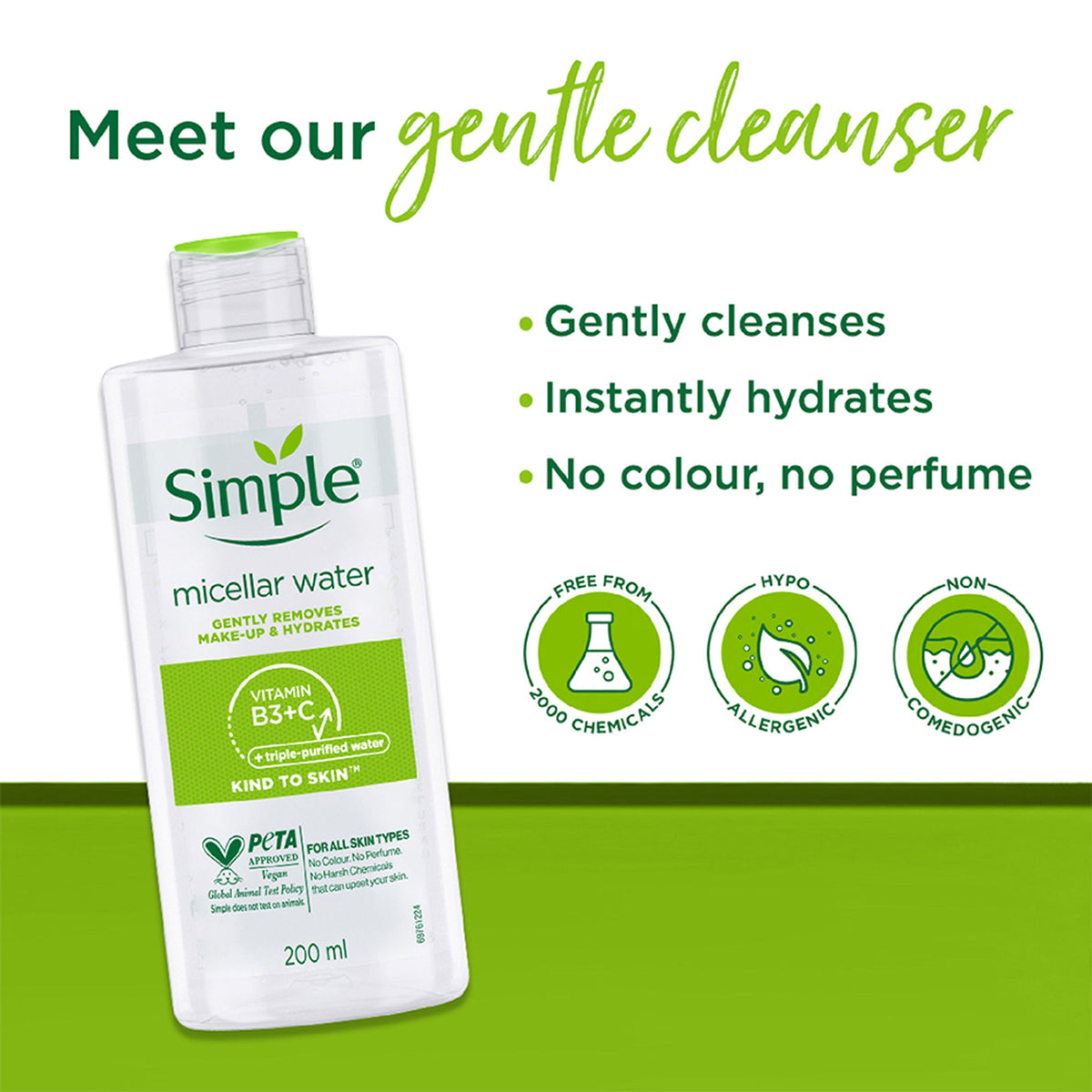 Simple Kind To Skin Micellar Water For Makeup Remover