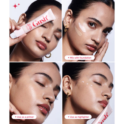 Gush Beauty 3 In 1 Illuminating Moisturizer + Primer + Strobe Cream