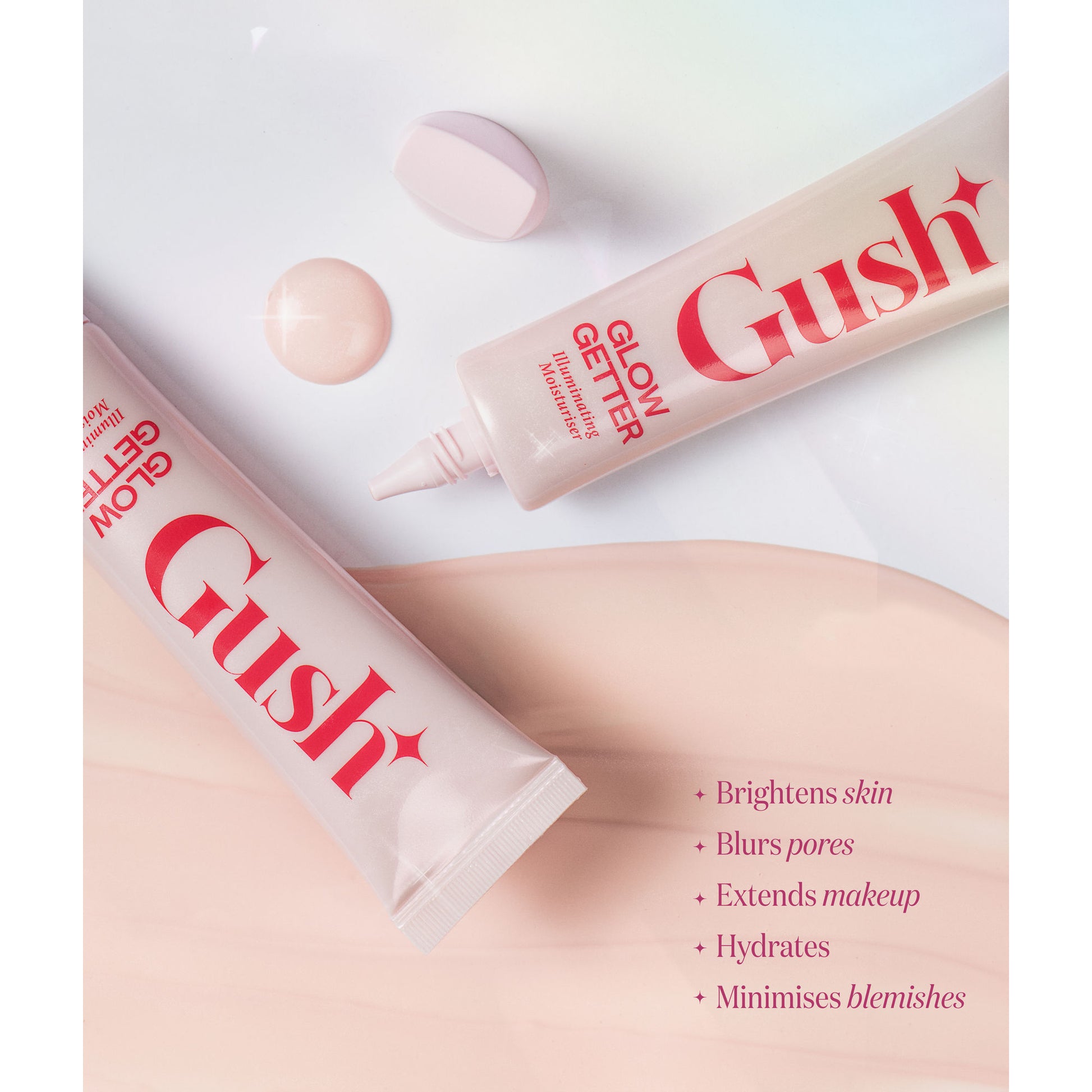 Gush Beauty 3 In 1 Illuminating Moisturizer + Primer + Strobe Cream