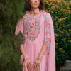 Dhiyona IE Women Floral Embroidered Regular Pure Cotton Kurta with Trousers & Dupatta