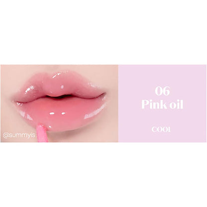 ETUDE Dear Darling Oil Tint in shade 06 Pink, close-up of the lip tint tube showing pink-colored product.