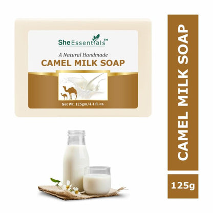 She Essentials Natural Handmade Camel Milk Soap Skin Whitening
