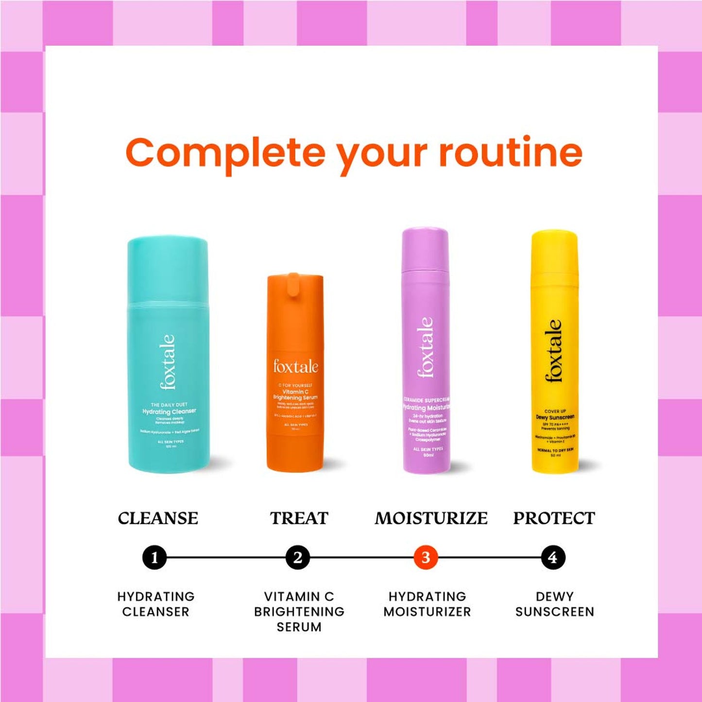 Foxtale Ceramide Supercream Hydrating Moisturizer for Skin Barrier Repair & Uneven Texture