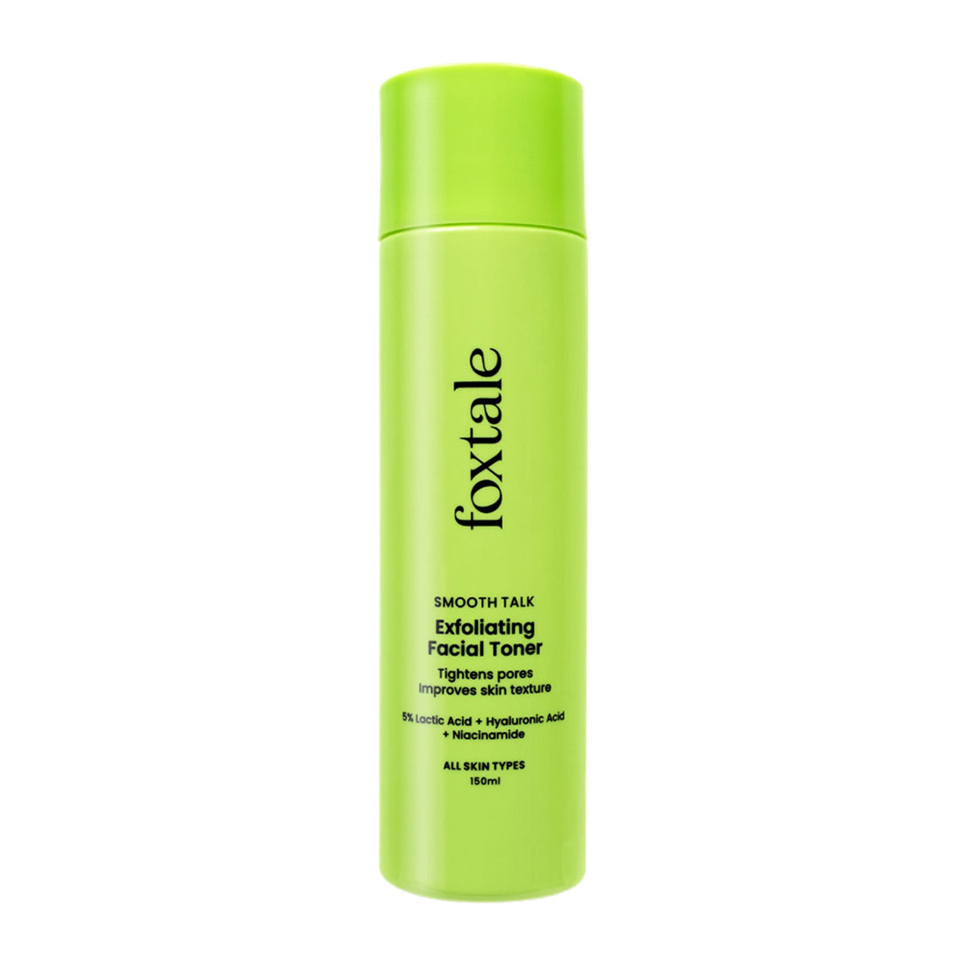 Foxtale Exfoliating Toner with 5% Latic Acid & Niacinamide for Brighter Skin & Tighter Pores