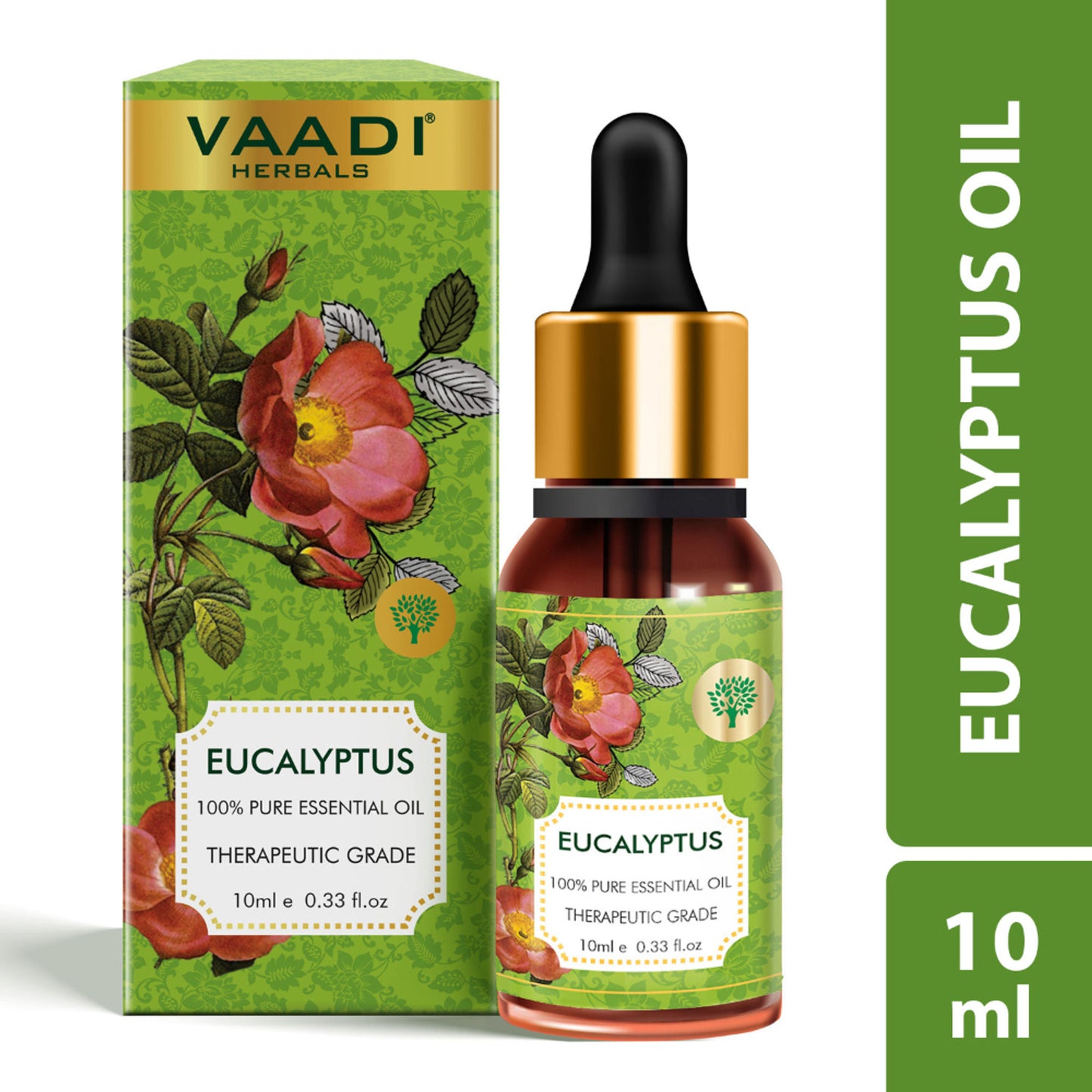 Vaadi Herbals Eucalyptus 100% Pure Essential Oil Therapeutic Grade
