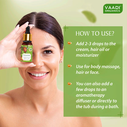 Vaadi Herbals Eucalyptus 100% Pure Essential Oil Therapeutic Grade
