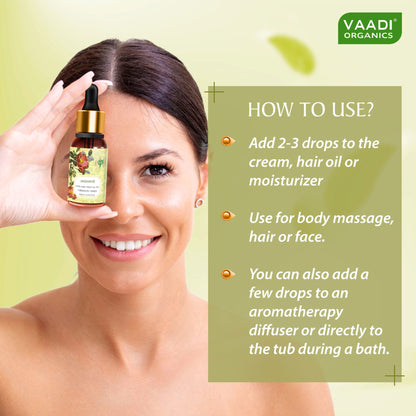 Vaadi Herbals Jasmine 100% Pure Essential Oil Therapeutic Grade