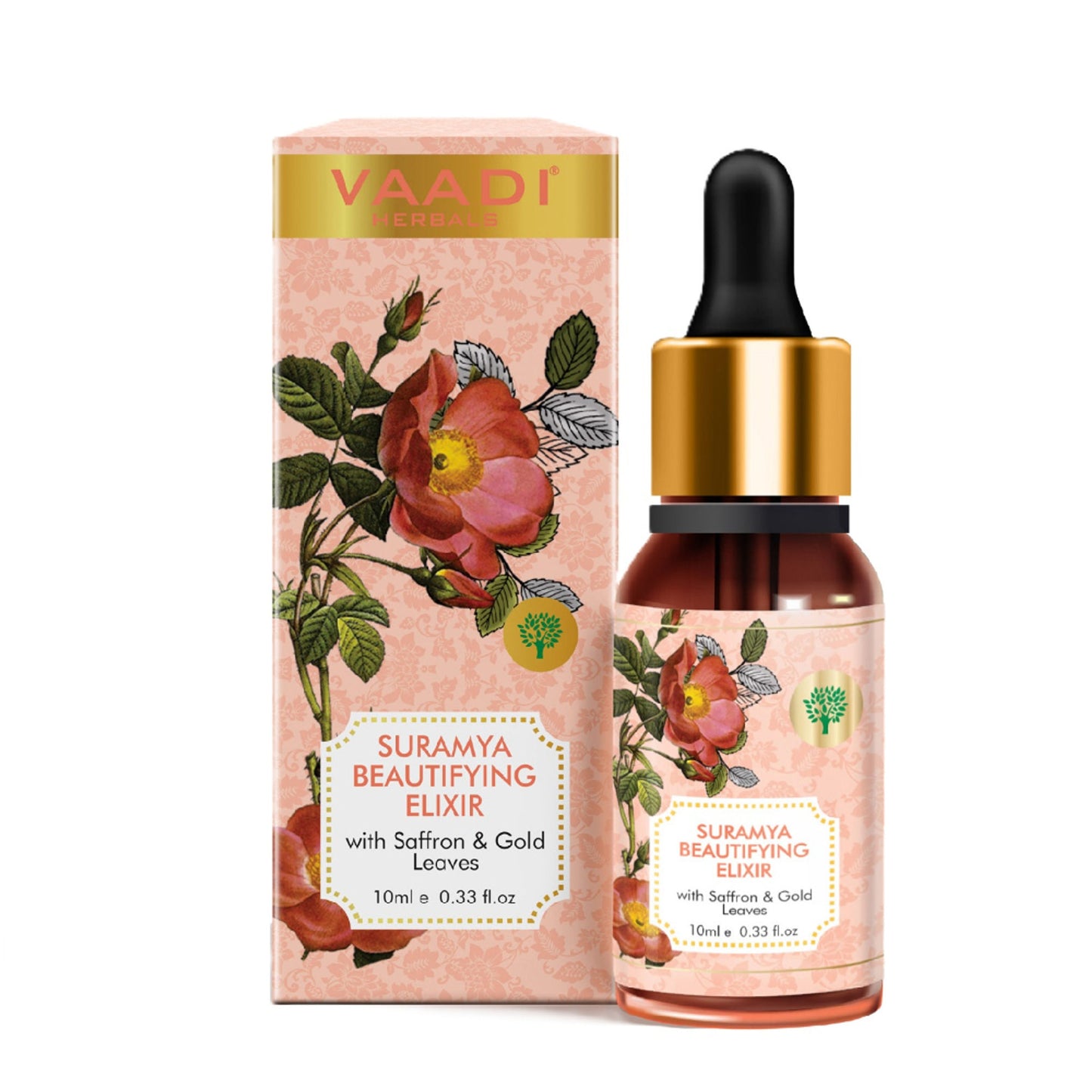 Vaadi Herbals Suramya Beautifying Elixr With Saffron Gold Leaves