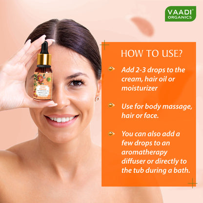 Vaadi Herbals Sweet Orange 100% Pure Essential Oil Therapeutic Grade