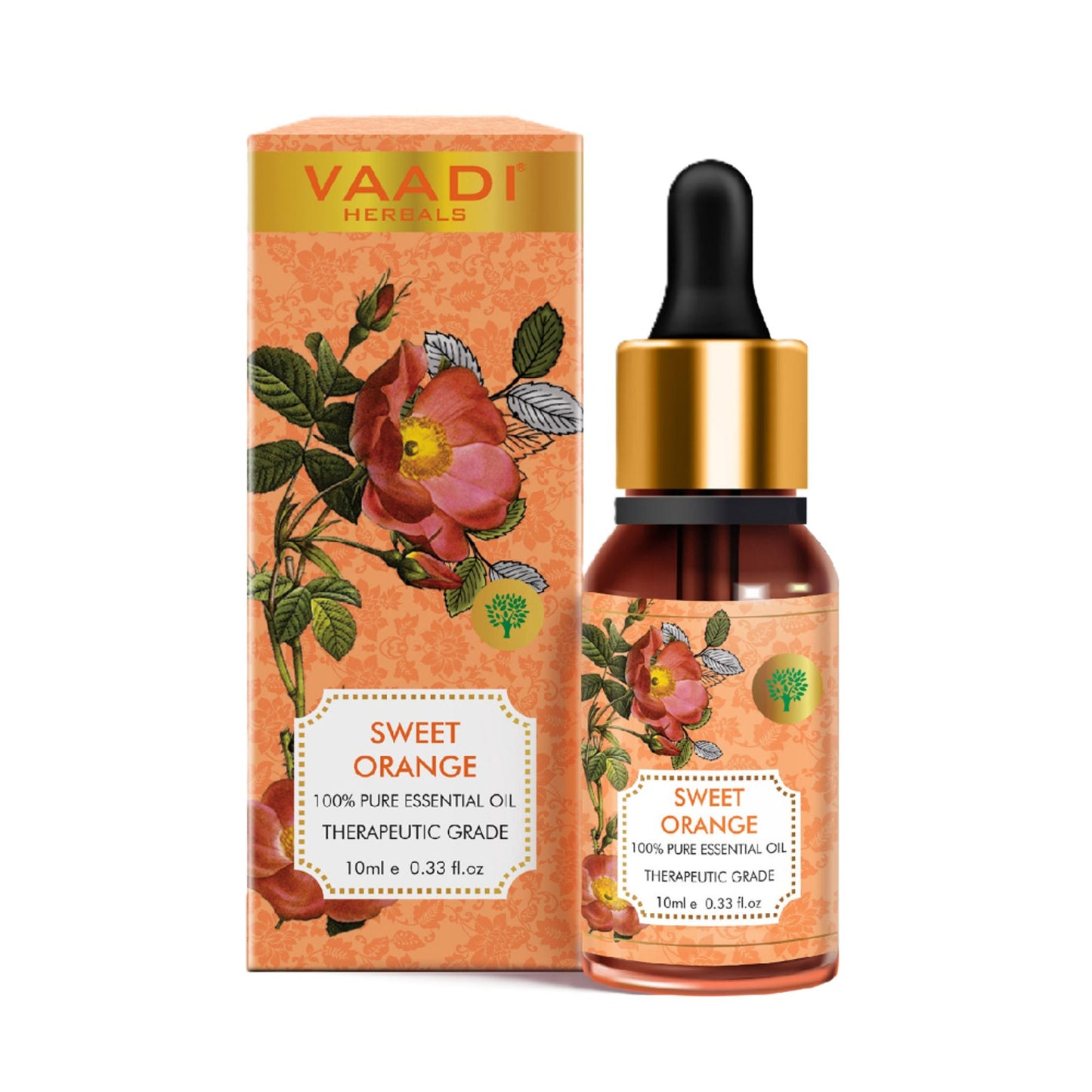 Vaadi Herbals Sweet Orange 100% Pure Essential Oil Therapeutic Grade