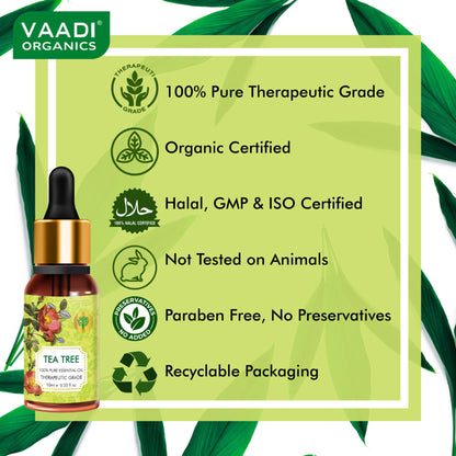 Vaadi Herbals Tea Tree 100% Pure Essential Oil Therapeutic Grade